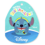 Squishmallows plush toy Disney Stitch with Headphones 8-inch, imported from the UK