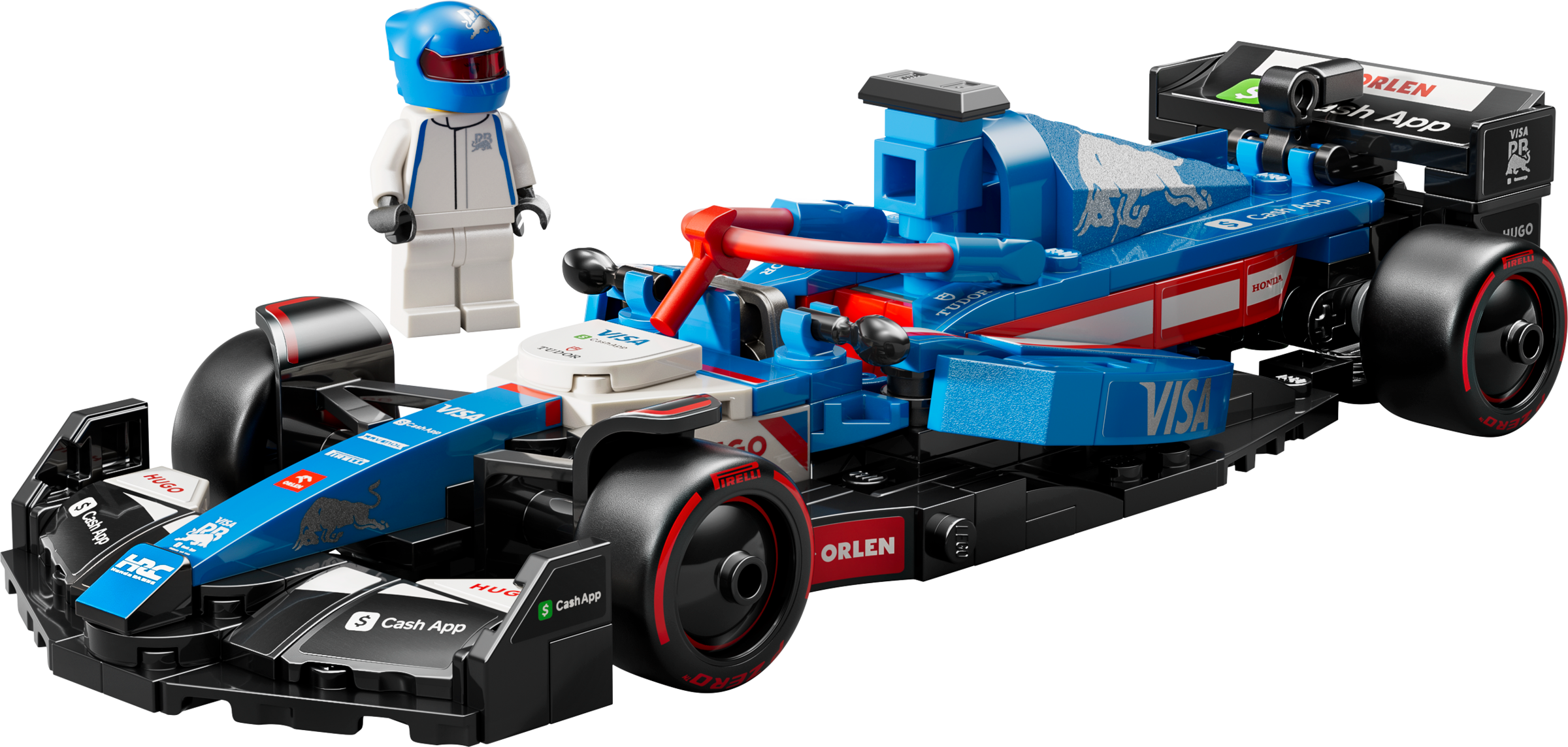 LEGO Visa Cash App RB VCARB 01 F1 Race Car 248 Pieces (British brand)