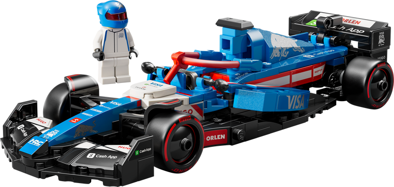 LEGO Visa Cash App RB VCARB 01 F1 Race Car 248 Pieces (British brand)