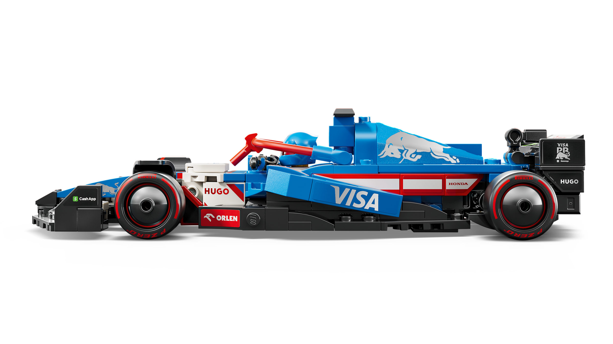 LEGO Visa Cash App RB VCARB 01 F1 Race Car 248 Pieces (British brand)