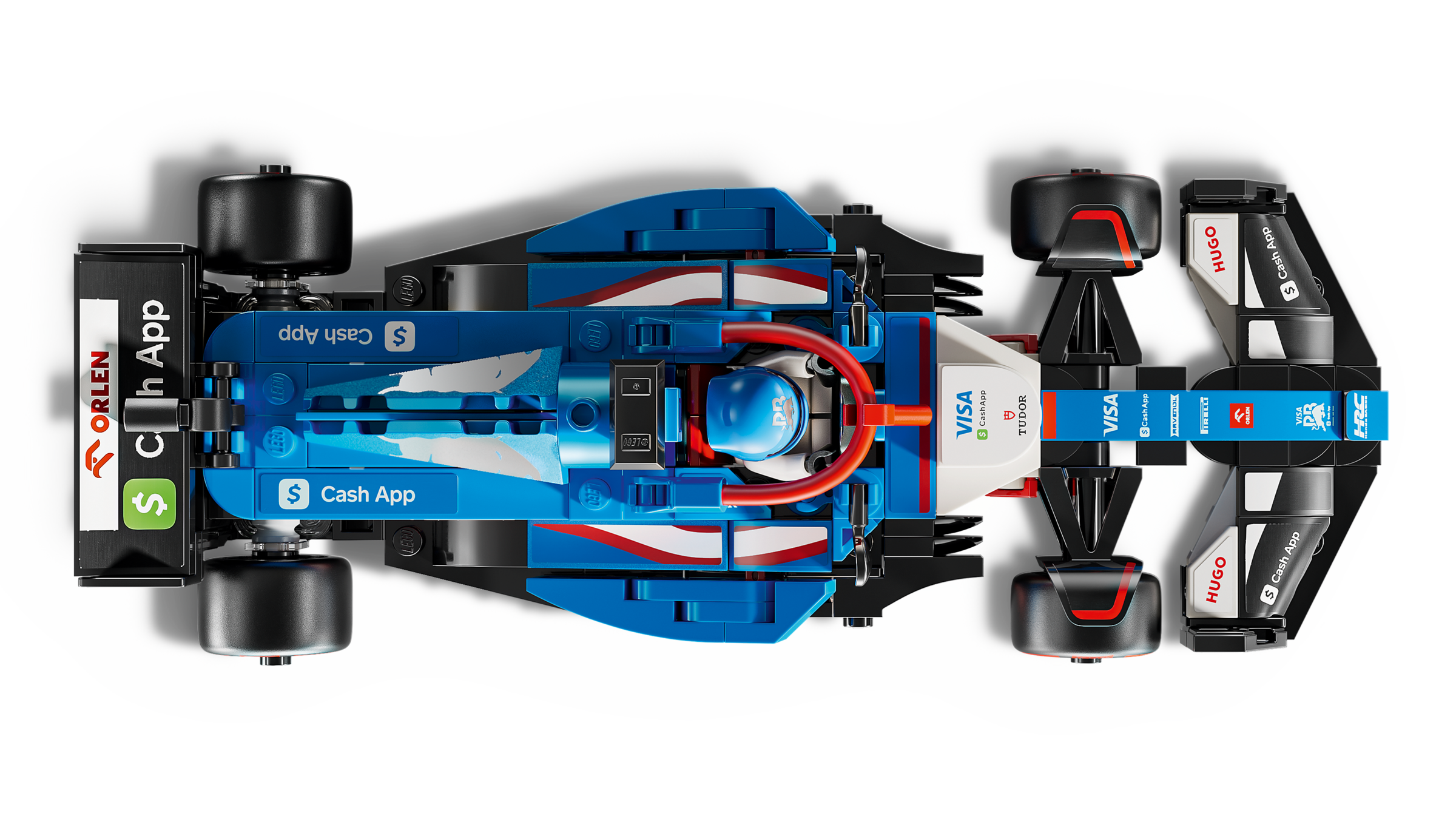 LEGO Visa Cash App RB VCARB 01 F1 Race Car 248 Pieces (British brand)