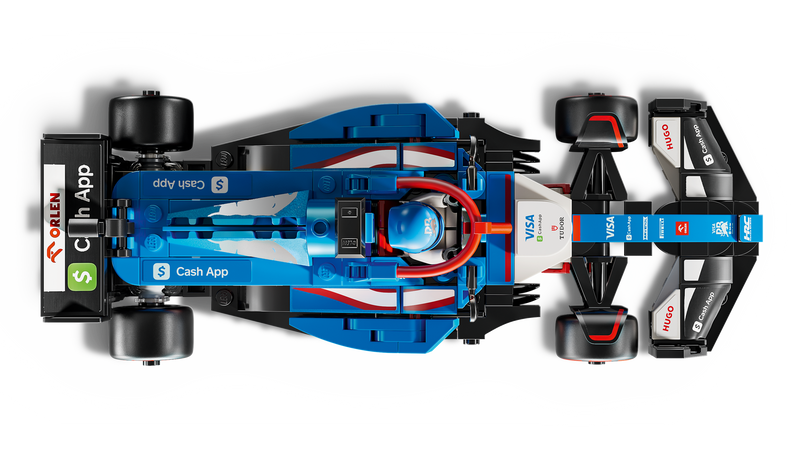 LEGO Visa Cash App RB VCARB 01 F1 Race Car 248 Pieces (British brand)