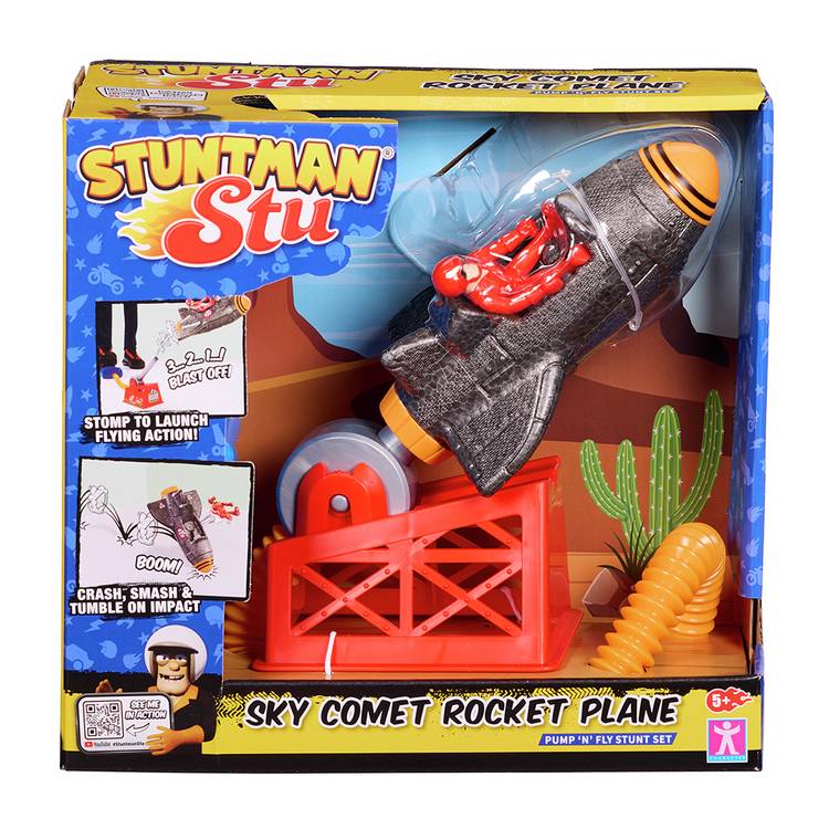 Stuntman Stu rocket plane sky comet 24.7cm, imported from the UK