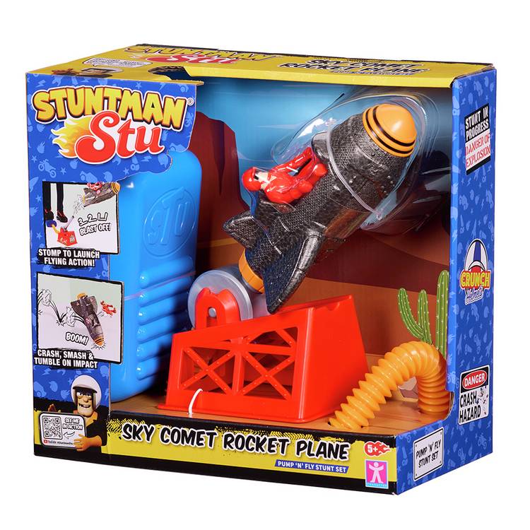 Stuntman Stu rocket plane sky comet 24.7cm, imported from the UK