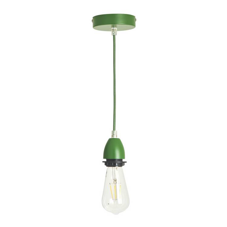 Habitat metal pendant light green, imported from the UK