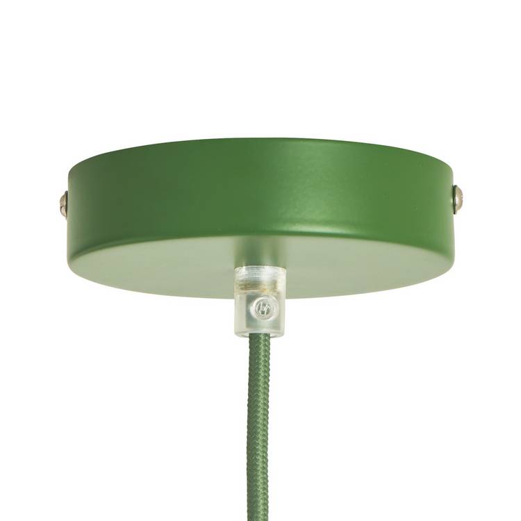 Habitat metal pendant light green, imported from the UK