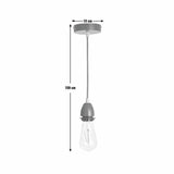 Habitat metal pendant light green, imported from the UK