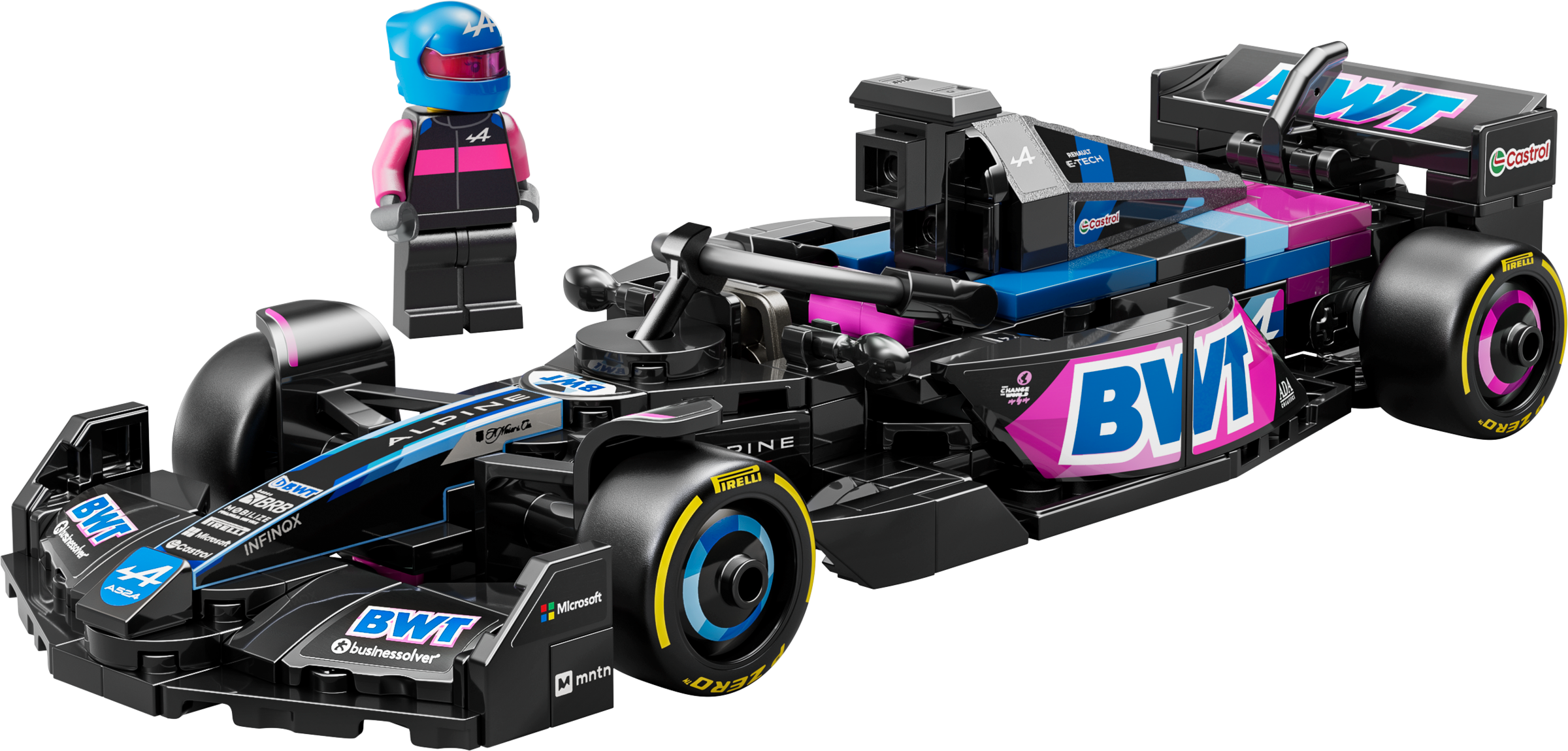 LEGO BWT Alpine F1 Race Car - British product