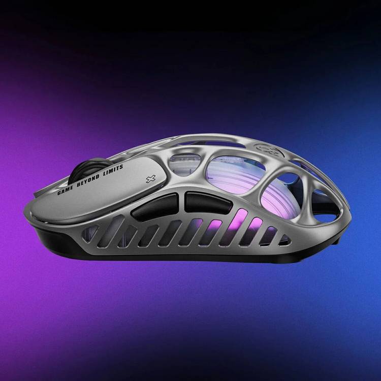 GravaStar gaming mouse Mercury X Interstellar Silver, imported from the UK
