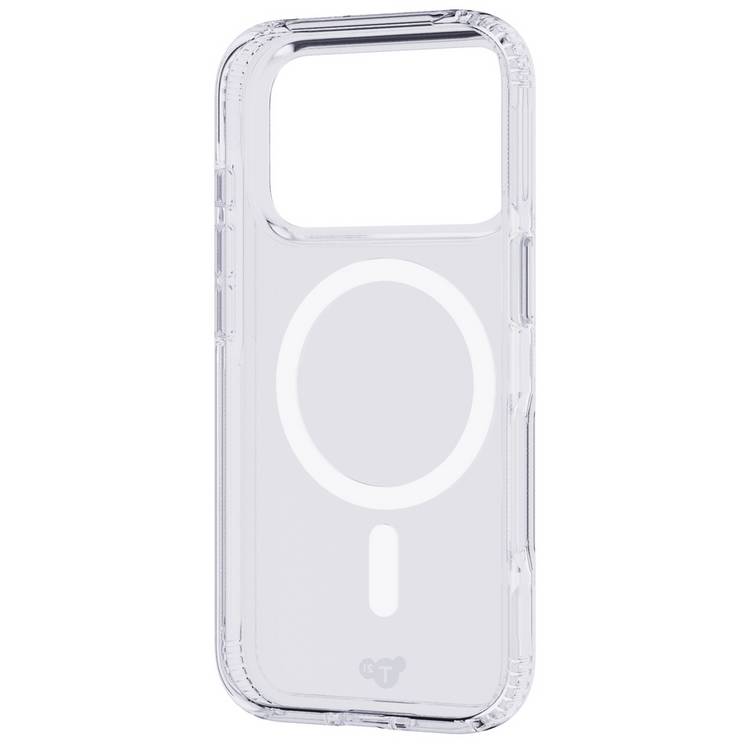 Tech21 EvoClear MagSafe phone case for iPhone 17 Pro, imported from the UK