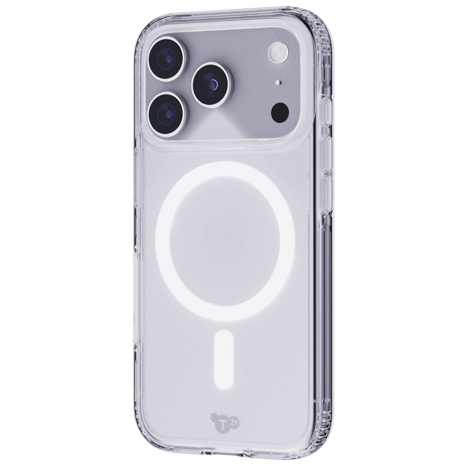 Tech21 EvoClear MagSafe phone case for iPhone 17 Pro, imported from the UK