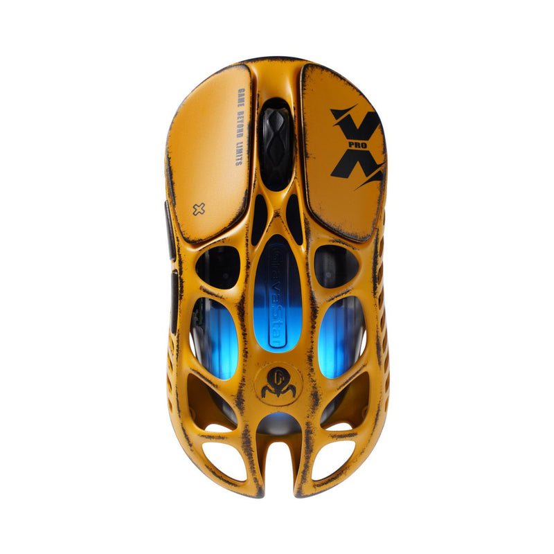 GravaStar Mercury X Pro gaming mouse yellow - British product