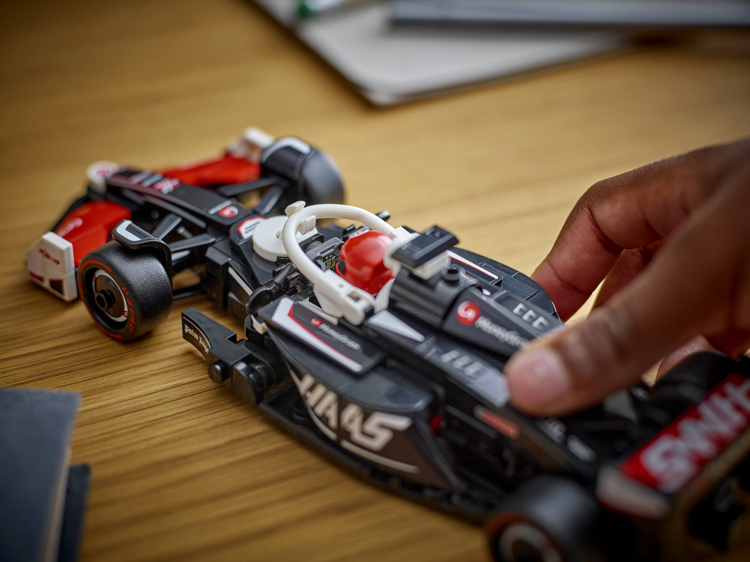 LEGO MoneyGram Haas F1 Race Car 242 Pieces, imported from the UK