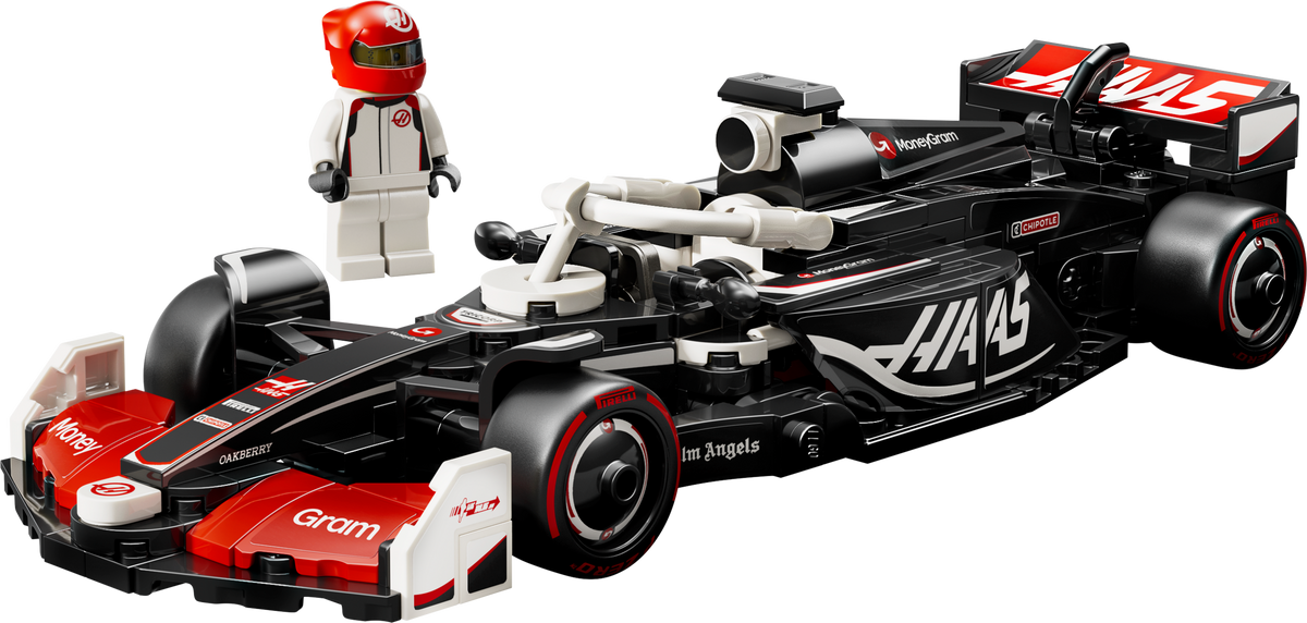 LEGO MoneyGram Haas F1 Race Car 242 Pieces, imported from the UK