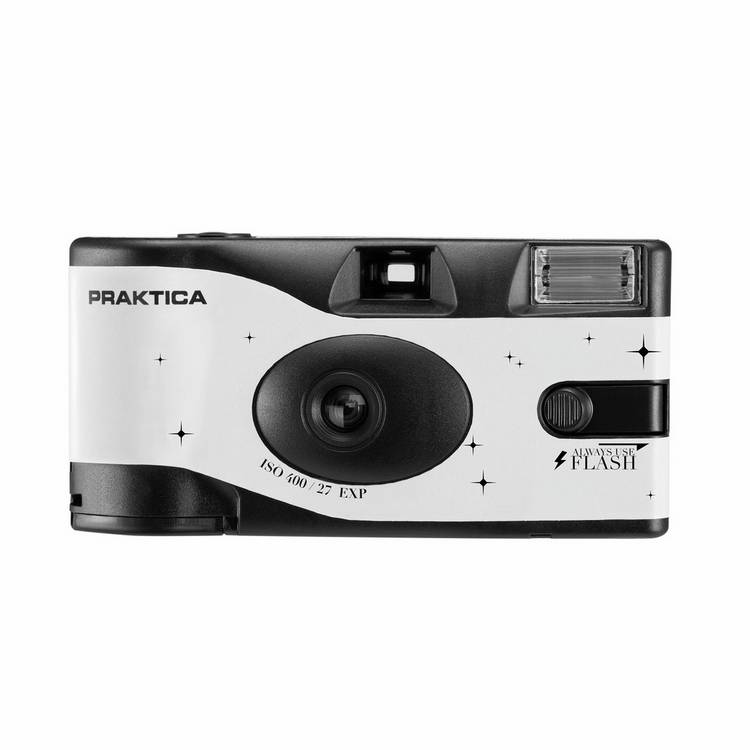 Praktica single use camera white 27 shots 2 pack, UK version