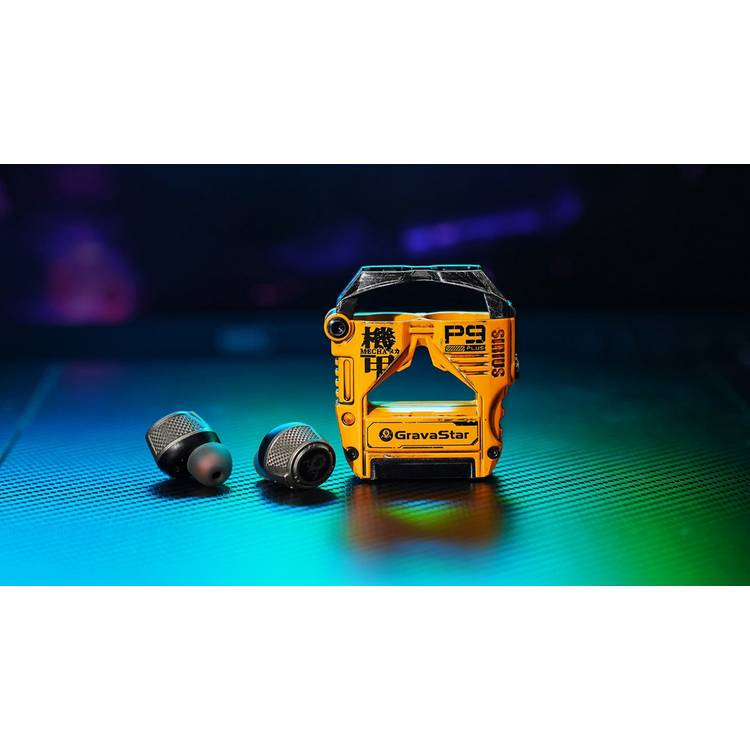 GravaStar Sirius Plus ANC wireless earbuds Yellow, UK version