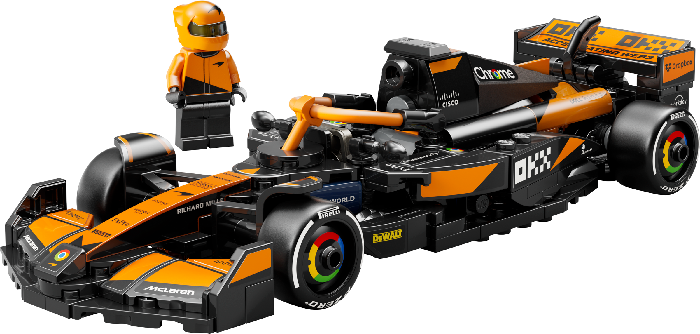 LEGO McLaren F1 Team MCL38 Race Car, imported from the UK