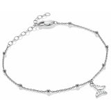 Hot Diamonds sterling silver butterfly charm bracelet - British product