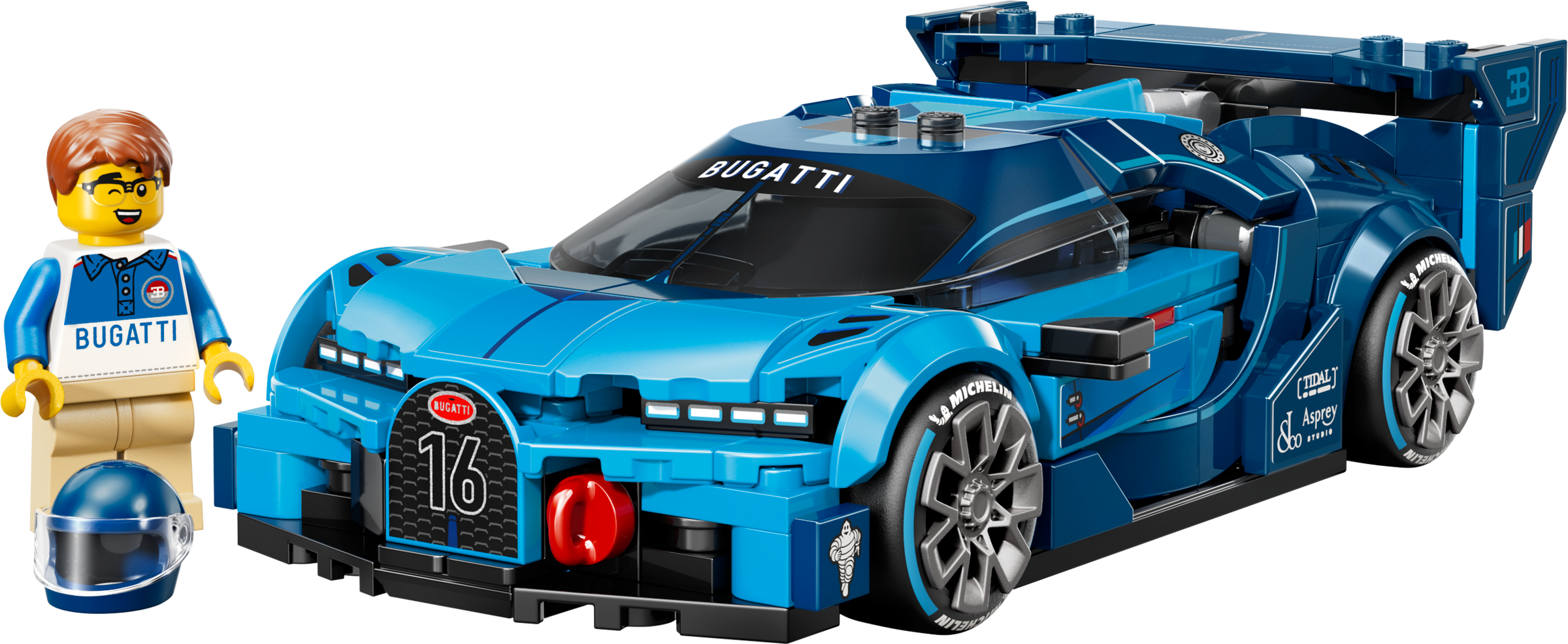 LEGO Speed Champions Bugatti Vision GT car 77253, UK version