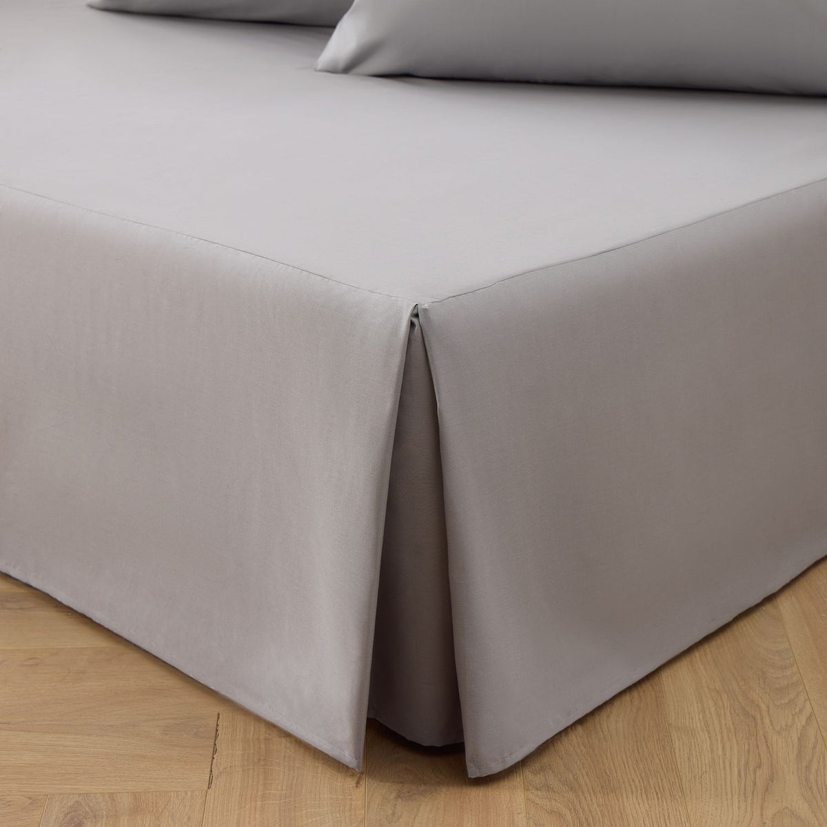 Habitat Easycare Plain Grey Valance - Small double