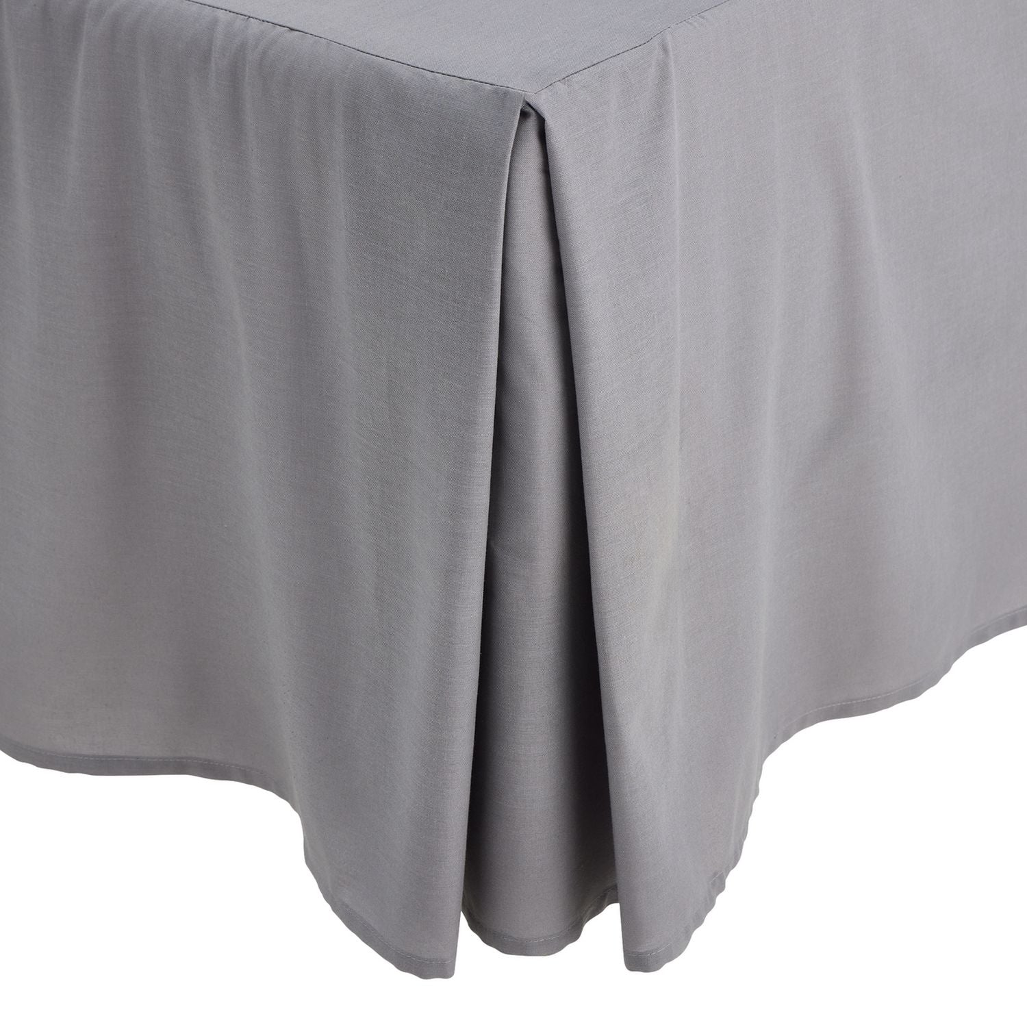 Habitat Easycare Plain Grey Valance - Small double