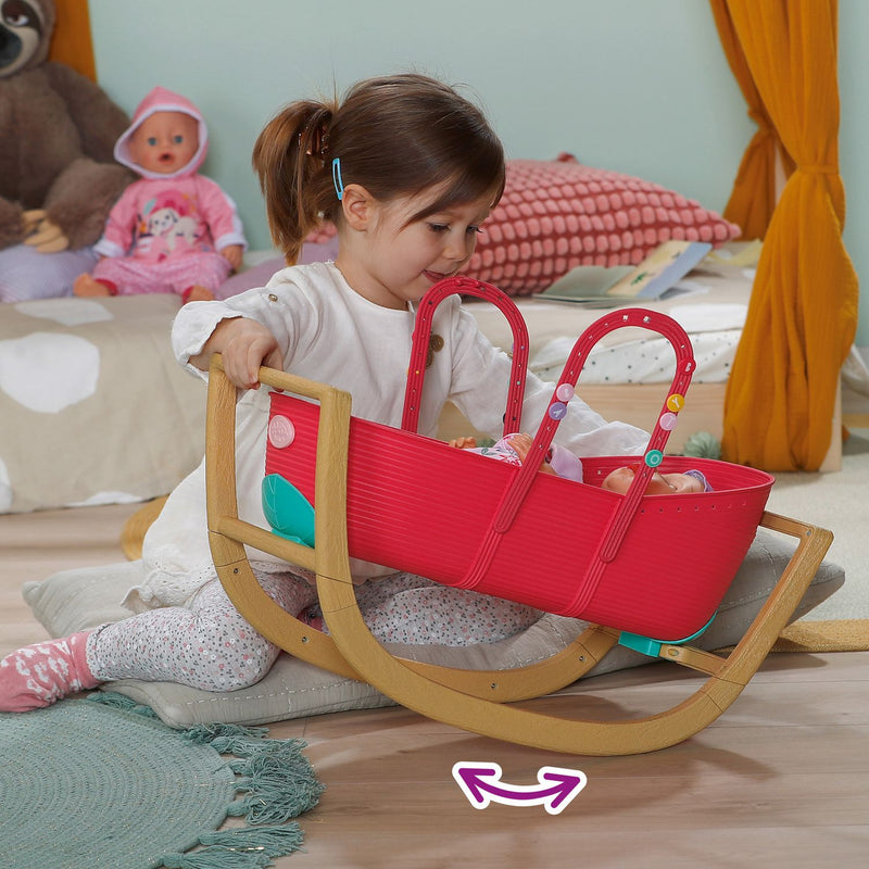 Baby Born 3 in 1 doll bassinet playset - British product