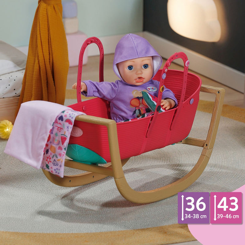 Baby Born 3 in 1 doll bassinet playset - British product