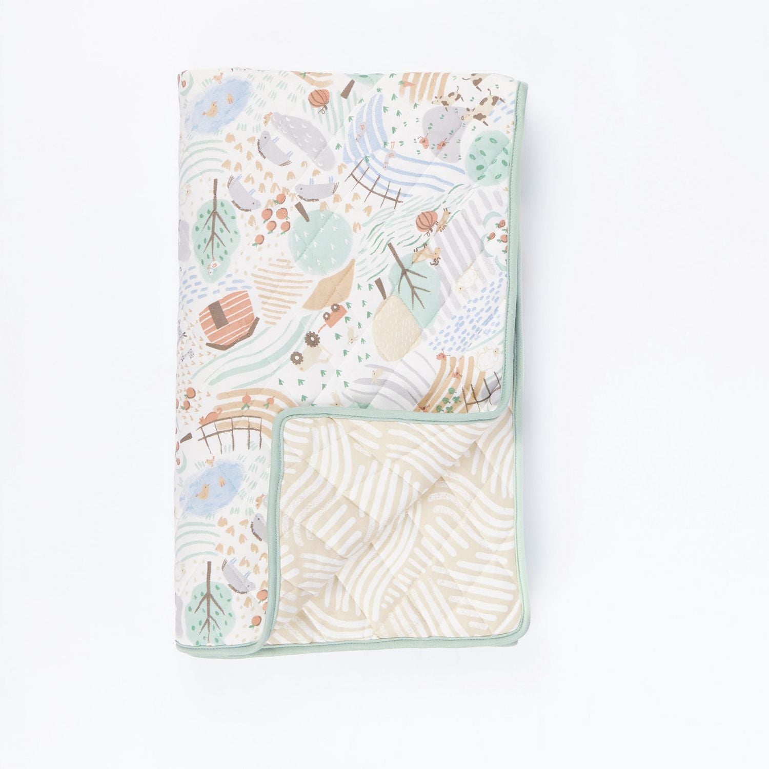 Tutti Bambini crib starter set with fitted sheets and coverlet, UK version