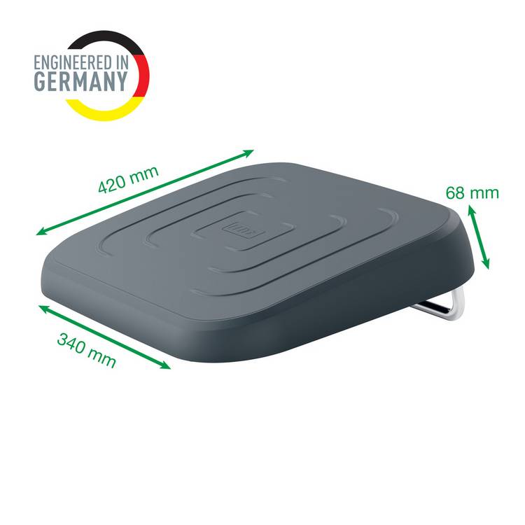 Leitz Ergo adjustable desk foot rest, UK version