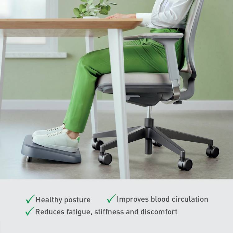 Leitz Ergo adjustable desk foot rest, UK version