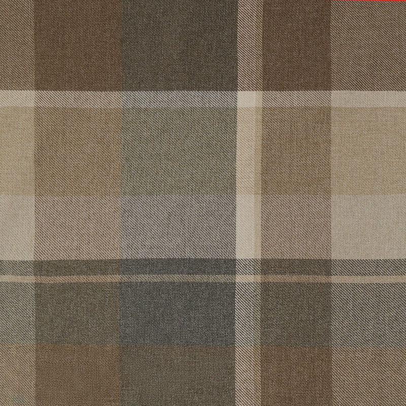 Argos Home Check Blackout Eyelet Curtains - Neutral - 168x229cm