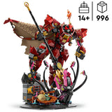 LEGO NINJAGO Fire Knight Mech building set, UK version