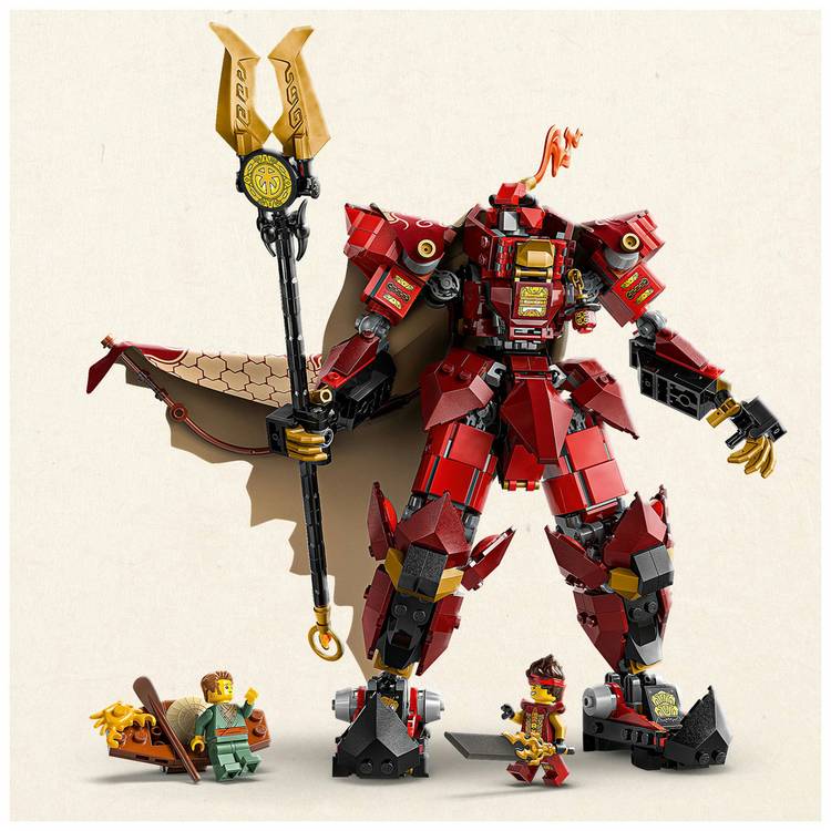 LEGO NINJAGO Fire Knight Mech building set, UK version
