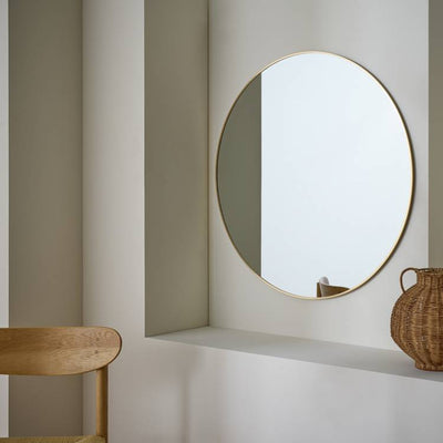 Argos Habitat Gold Round Wall Mirror 80x80cm- Buy online at McGrocer