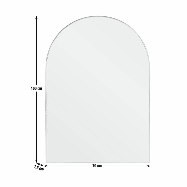 Habitat silver arch wall mirror 100x70cm, UK version
