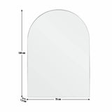 Habitat silver arch wall mirror 100x70cm, UK version