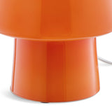 Habitat Flore Glass Table Lamp - Orange