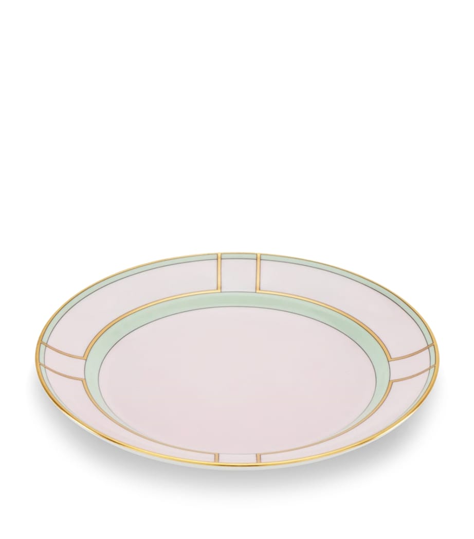 GINORI 1735 porcelain dessert plate in Rosa, 20cm, UK version