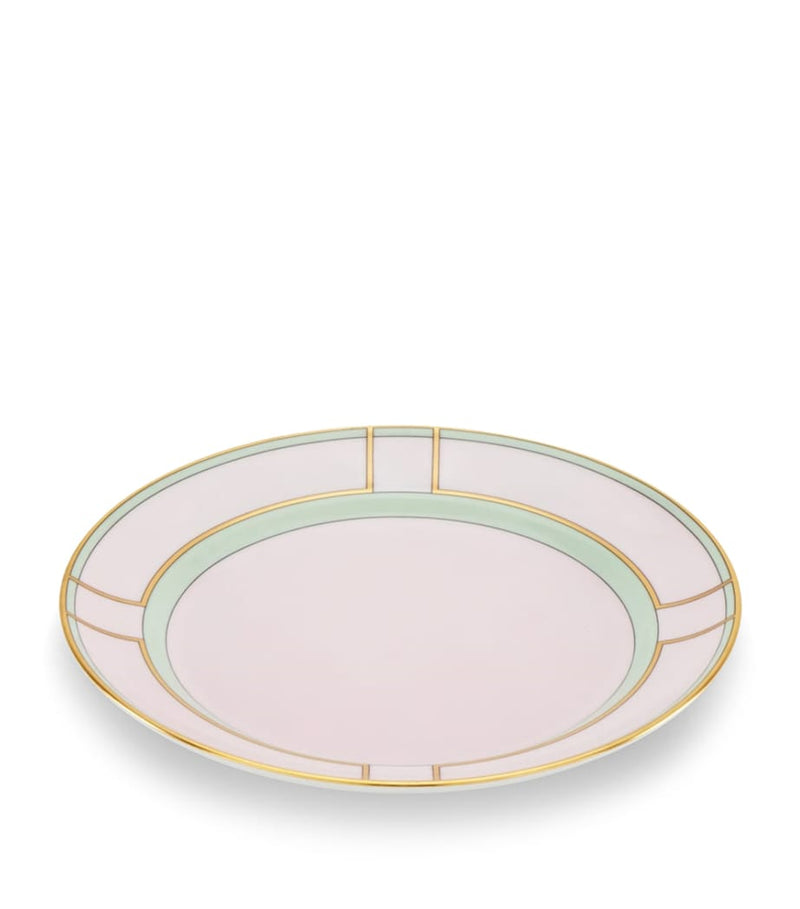 GINORI 1735 porcelain dessert plate in Rosa, 20cm, UK version