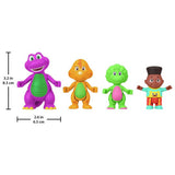 Fisher-Price Barney's World Hey Friends Pack 4 figures, imported from the UK