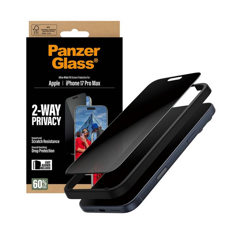 PanzerGlass screen protector for iPhone 17 Pro Max UK version