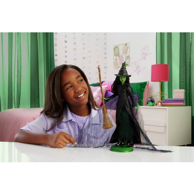 Mattel Wicked Elphaba fashion doll with accessories, UK version