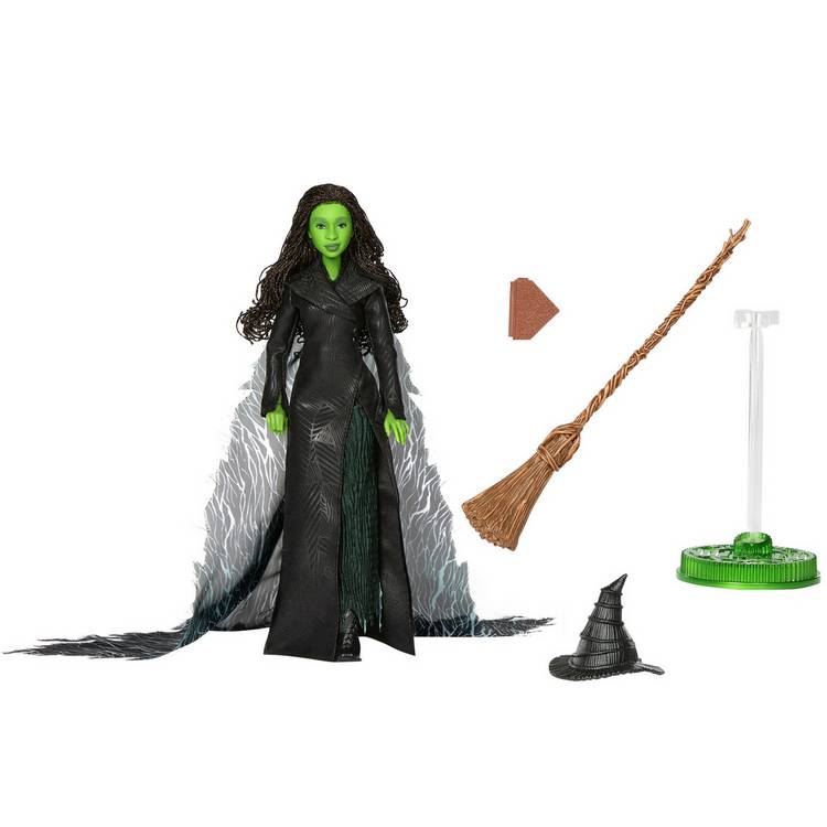 Mattel Wicked Elphaba fashion doll with accessories, UK version