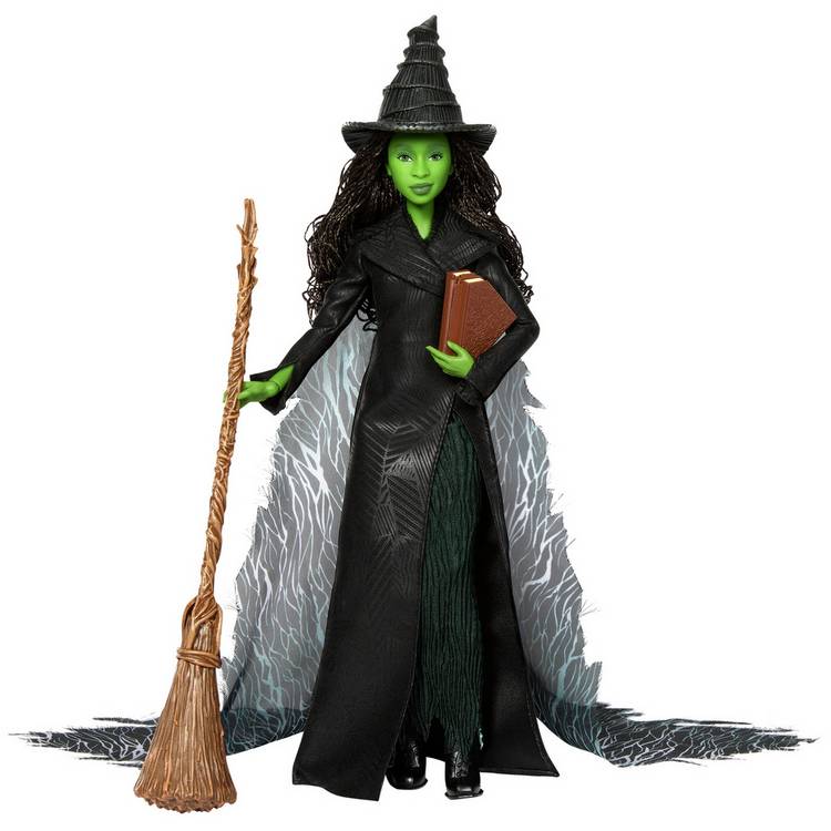 Mattel Wicked Elphaba fashion doll with accessories, UK version