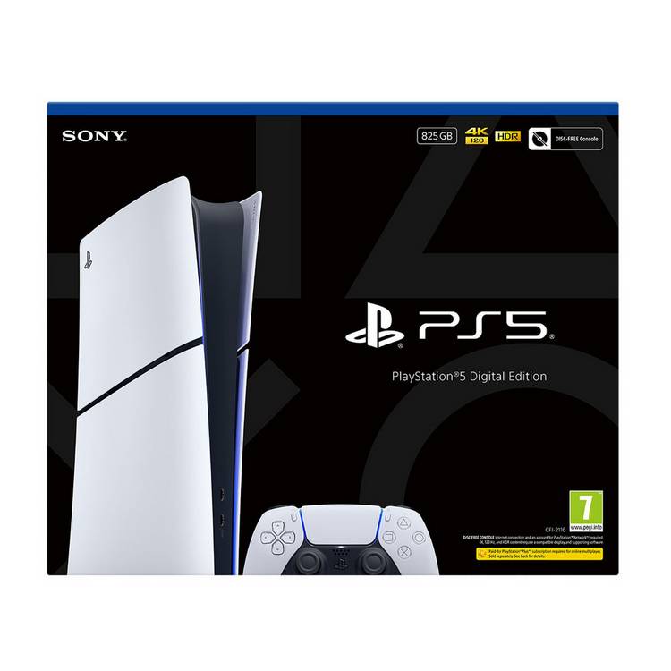 Sony PlayStation 5 Digital Edition Slim Console (British brand)