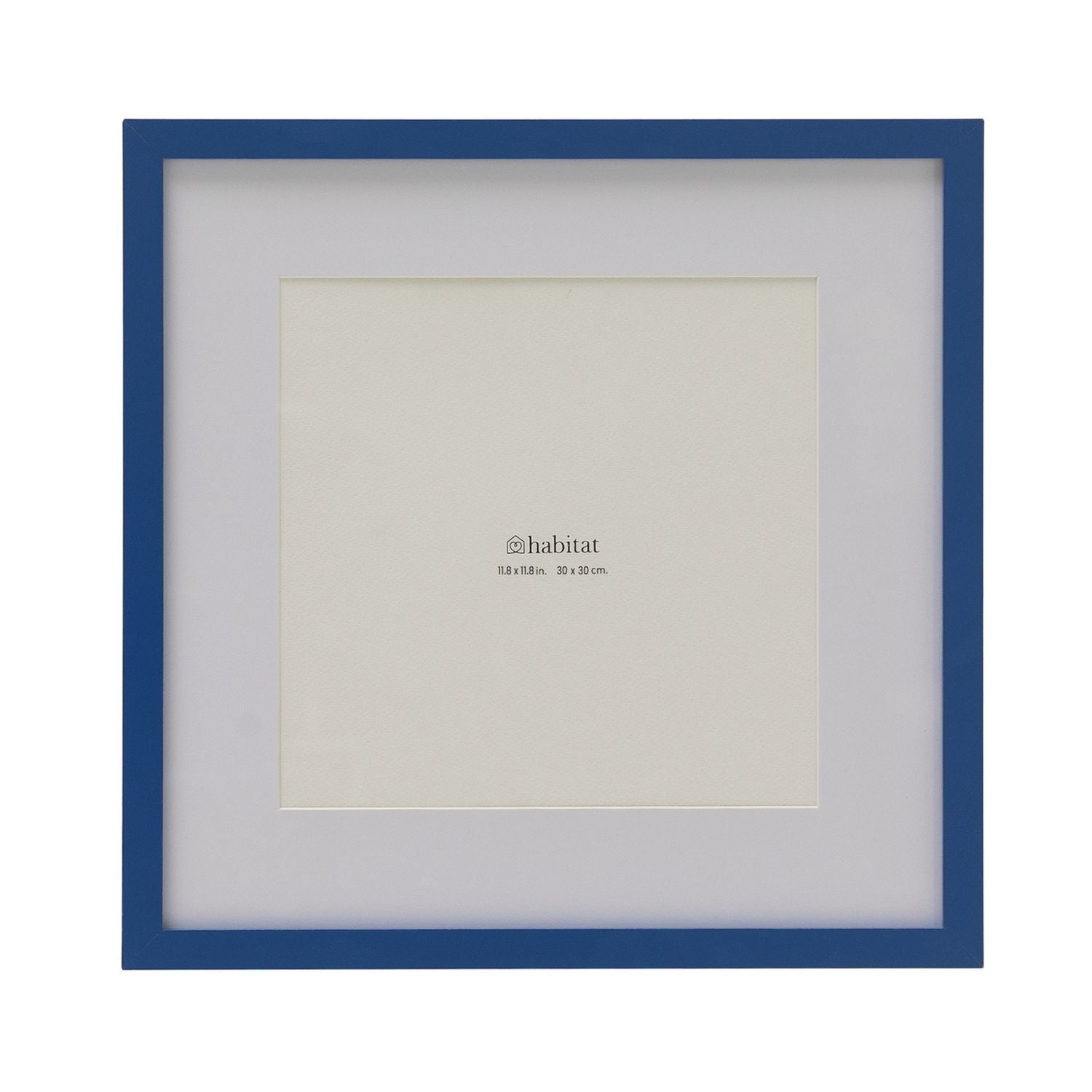 Habitat blue square picture frame 30x30cm, UK version