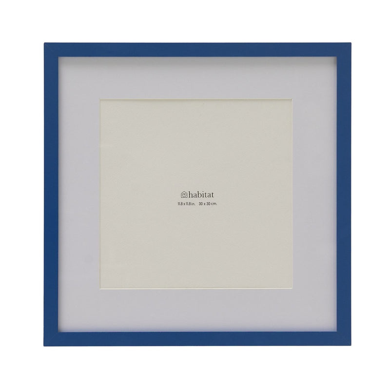 Habitat blue square picture frame 30x30cm, UK version