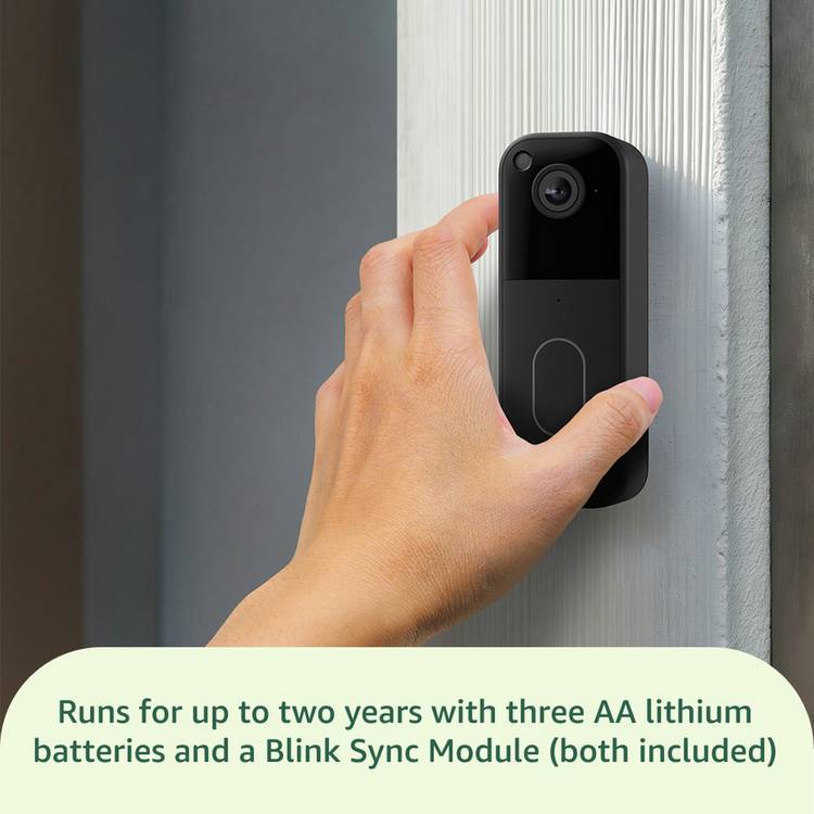 Blink 2nd Gen video doorbell with Sync Module - British product