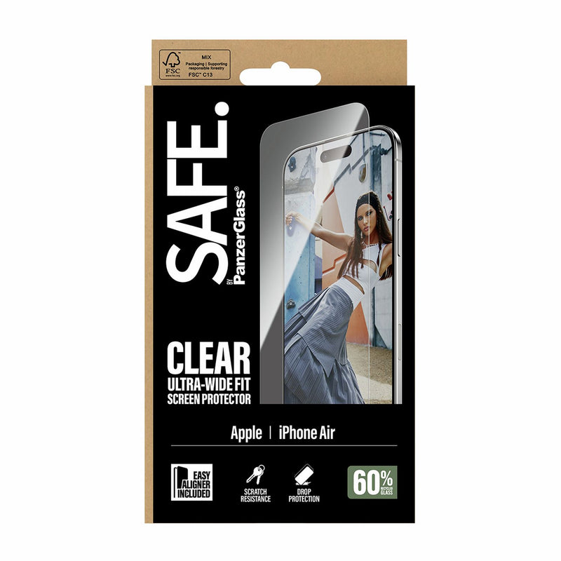 PanzerGlass screen protector iPhone Air, imported from the UK