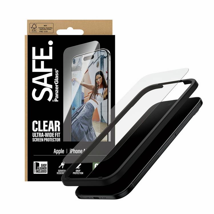 PanzerGlass screen protector iPhone Air, imported from the UK
